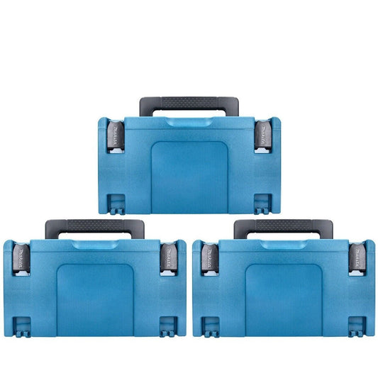 Makita 821551-8 MakPac Typ 3 Förvaringsväska med Staplingssystem – 3-pack – Silver