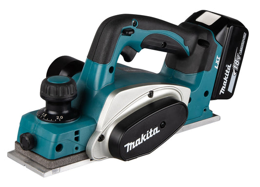 Makita DKP180Z Hyvel 18V LXT Batteridriven – Silver – Endast maskin