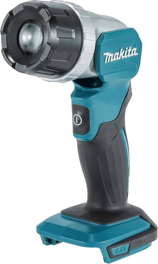 Makita DML808 18V LXT LED Arbetslampa Justerbar Stråle – Blå – Endast lampa